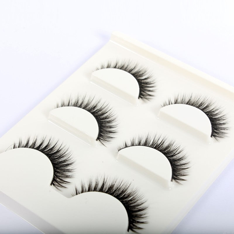 3D False Eye lashes Extension on Reusable Self-Adhesive Natural Curly Eye lashes Self Adhesive Eye lashes Makeup Tools 3D False Eye lashes Extension on Reusable Self-Adhesive Natural Curly Eye lashes Self Adhesive Eye lashes Makeup Tools
